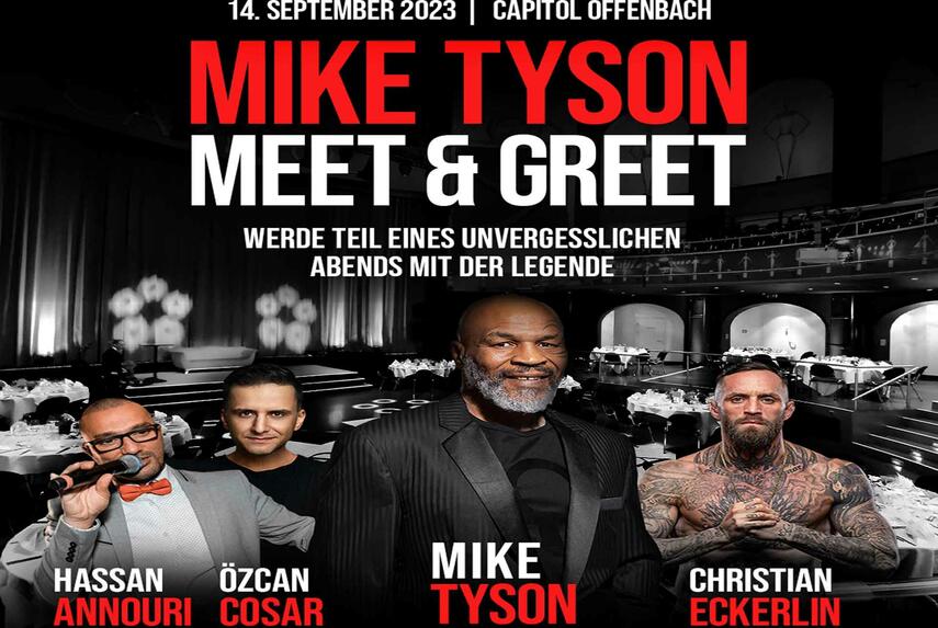 Meet & Greet erfreut sich hoher Nachfrage: Box-Champion Mike Tyson kommt nach Offenbach