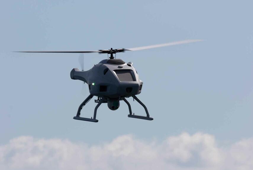 Bundeswehr und Marine testen die neue Hubschrauberdrohne 