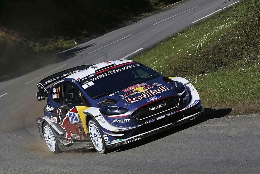 Ford WRC-Pilot S. Ogier will in Spanien die Weichen für die Titelverteidigung stellen