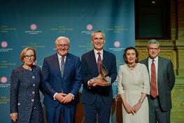 NATO-Generalsekretär Jens Stoltenberg erhält den Henry-A.-Kissinger-Preis 2023 der American Academy in Berlin