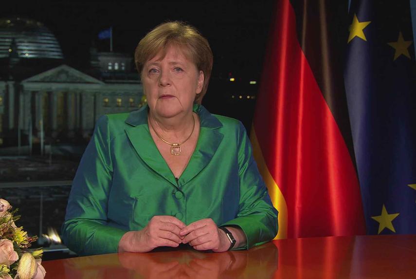 Neujahrsansprache der Bundeskanzlerin Angela Merkel